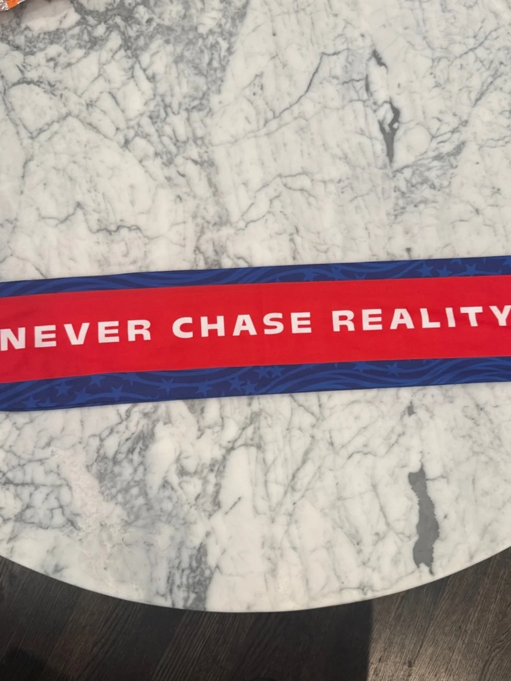 USMNT Red and Blue Soccer Scarf - USA Crest